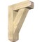 Ekena Millwork Traditional Craftsman Rough Sawn Bracket w/ Offset Brace, Douglas Fir, 8"W x 26"D x 34"H BKT0806X26X34TRA04RDF - alternate 1
